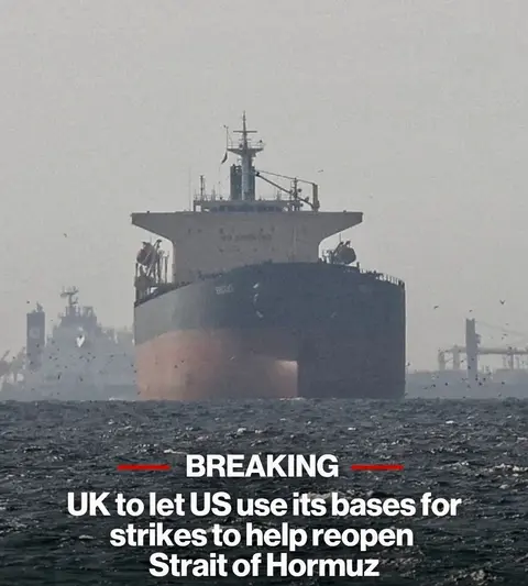 Anh Cho Phép Mỹ Sử Dụng Căn Cứ Để Không Kích Nhằm Mở Lại Eo Biển Hormuz