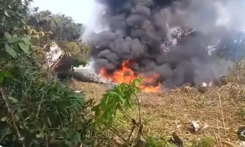 BREAKING: Colombian Military Plane Crashes with Approximately 100 on Board