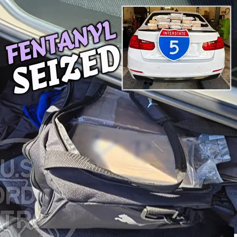 Detienen otro cargamento mortal: Incautan 44 libras de fentanilo en California