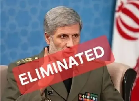 ÚLTIMA HORA: El Ministro de Defensa de Irán Amir Hatami ha sido abatido