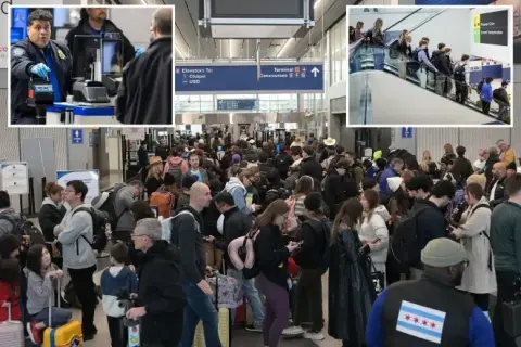 🔴 Aeropuertos de EE. UU. congestionados por horas en Spring Break; riesgo de cierres por interrupción del DHS