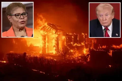 LA Mayor Karen Bass Holds First Phone Call with President Trump After Palisades Fire