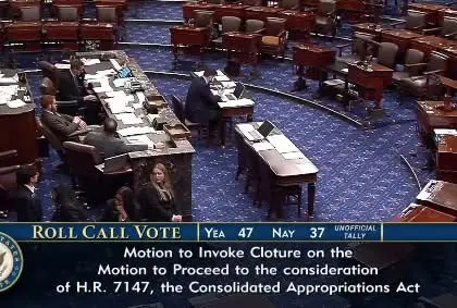 US Senate Records High Absenteeism During Budget Bill Vote