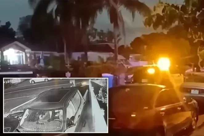 🔥 Atropella y mata a 2 personas y se estrella contra una casa: el momento captado por cámaras