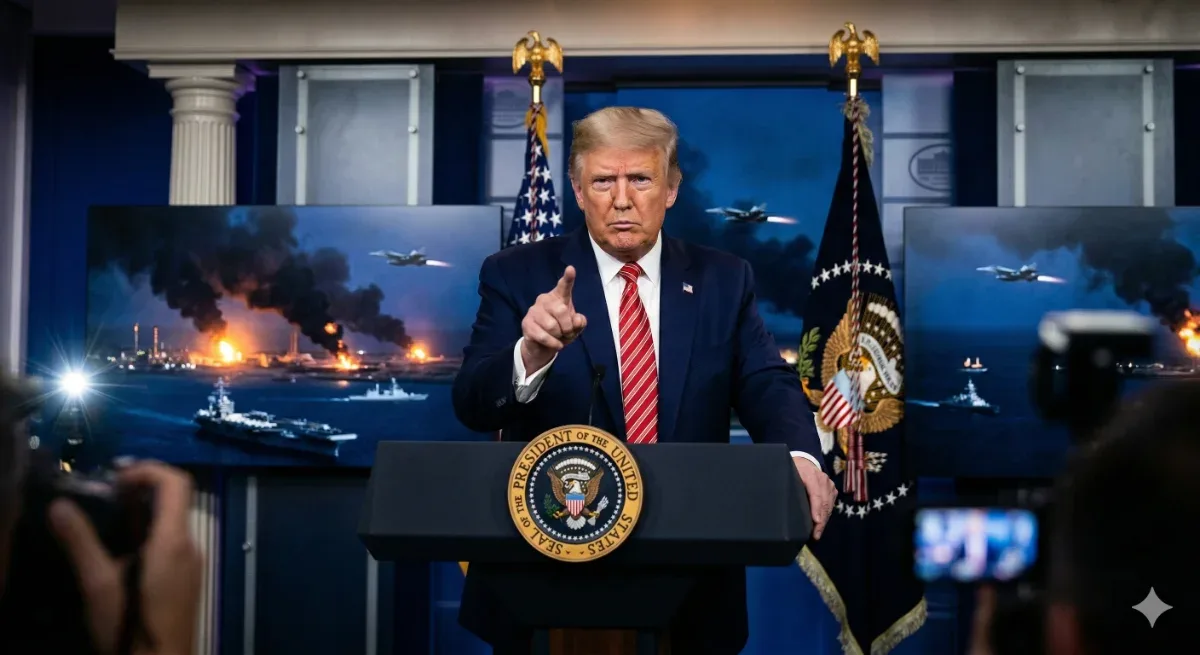 President Donald Trump Warns of Targeting Oil Infrastructure Ahead of Deadline