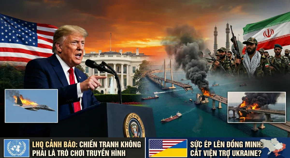 President Donald Trump Addresses Nation, Claims "Overwhelming Victory" for U.S.