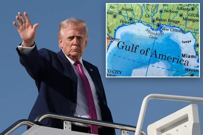 Trump bromea con haber querido poner su nombre al "Golfo de América"