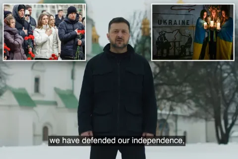 Tổng thống Zelensky tuyên bố Nga chưa đạt mục tiêu sau 4 năm chiến sự